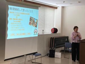 写真：昼馬さんの講演の様子