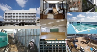 写真　大田区立安方中学校校舎改築その他工事（Ⅰ期）