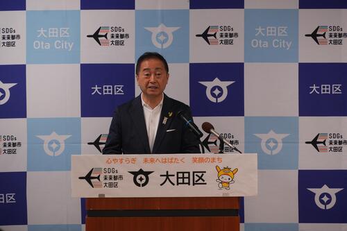 画像：記者会見当日の様子