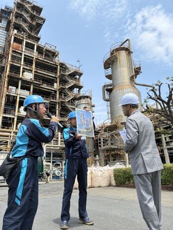 画像：6月9日（月曜）資源プラスチック中間処理施設、再資源化施設視察のご報告