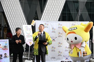 画像：11月10日（月曜）東京2025デフリンピック東京大会キャラバンカー訪問