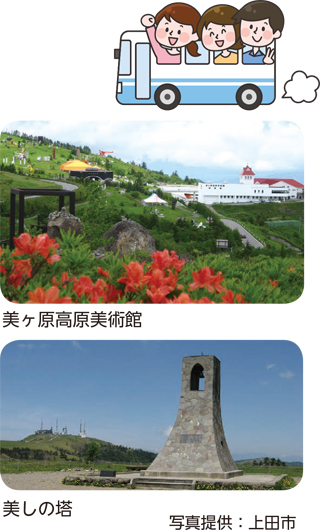 美ヶ原高原美術館／美しの塔　写真提供：上田市