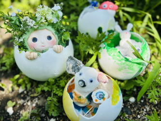 夏休みアート・プログラム「まほうのたまごを作ろう！！」についての画像