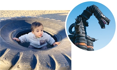 こどもと遊ぶなら「タイヤ公園」への画像