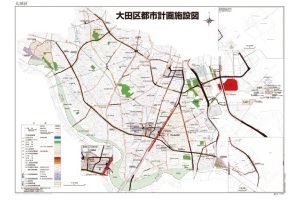 画像リンク：都市計画施設図