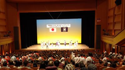 画像：大田区民踊連盟による東京五輪音頭2020