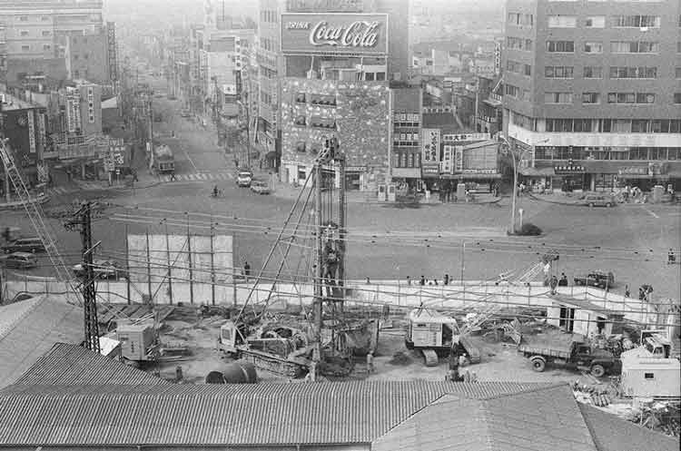 写真：蒲田駅西口(昭和43年)(1)