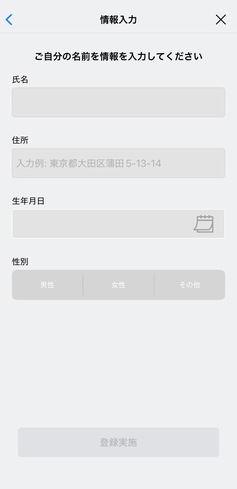 手入力画面の画像