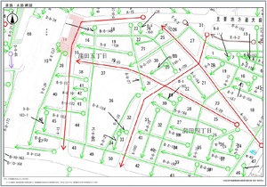 道路・水路網図