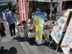 写真：大蒲田祭（スタンプアートをやりました）