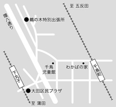 写真：大田区民プラザ地図