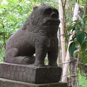 写真：六郷神社の狛犬