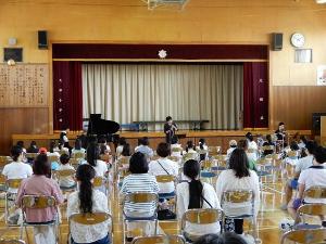 5月29日（日曜日）　三木サトルさんのオーボエコンサート（会場：久原小学校）