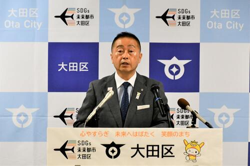画像：記者会見当日の様子