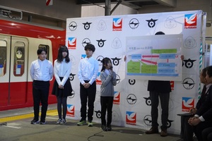 画像：1月14日（水曜）たこぺったんそば販売記者発表会