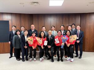画像：1月29日（木曜）東京2025デフリンピック選手団表敬訪問