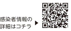 感染者情報についての二次元コード