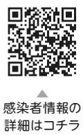 区内新型コロナウイルス感染状況についての二次元コード