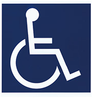 障害者のための国際シンボルマークについての画像