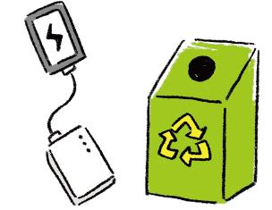 「どう捨てるの？」を解決。小型充電式電池の回収ボックスを設置についての画像