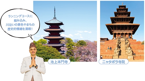 やすらぎと懐かしさをくれる「池上本門寺」と「ニャタポラ寺院」の画像