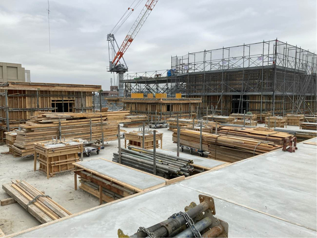 写真：屋上工事　令和8年2月撮影