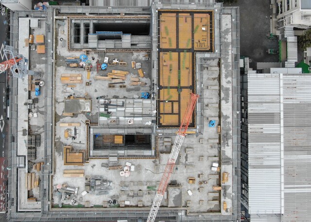 写真：屋上工事　令和8年2月撮影