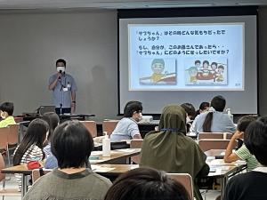 画像：認知症の基礎知識に関する講義の様子