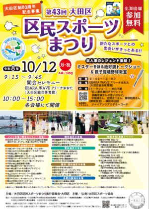 画像　区民スポーツまつりチラシ