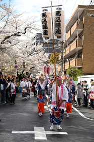 第35回馬込文士村大桜まつりの阿波踊り