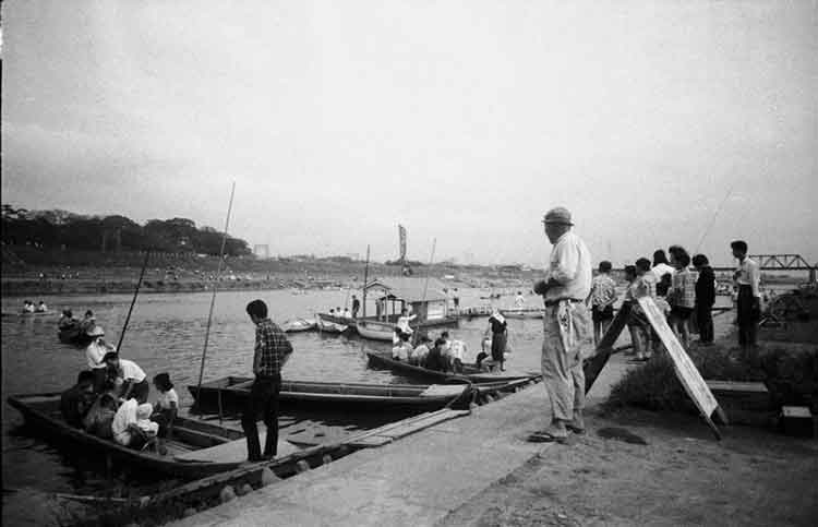 写真：丸子橋下（丸子の渡し）