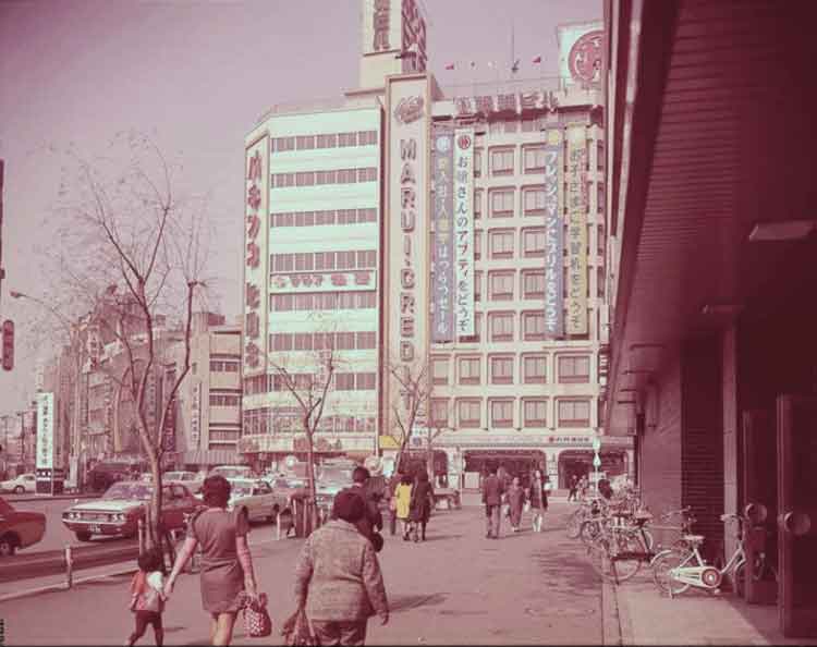 写真：蒲田駅西口(昭和48年)