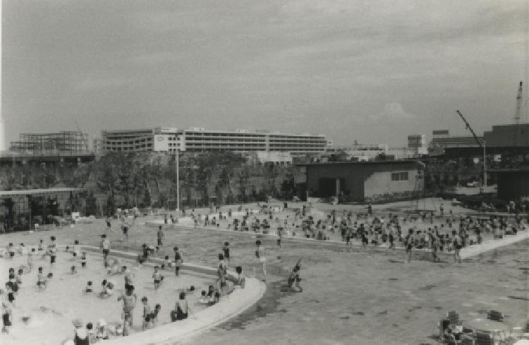 写真：平和島公園プール(昭和47年)
