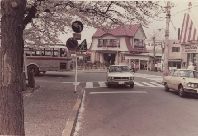 写真：田園調布駅付近（昭和48年）