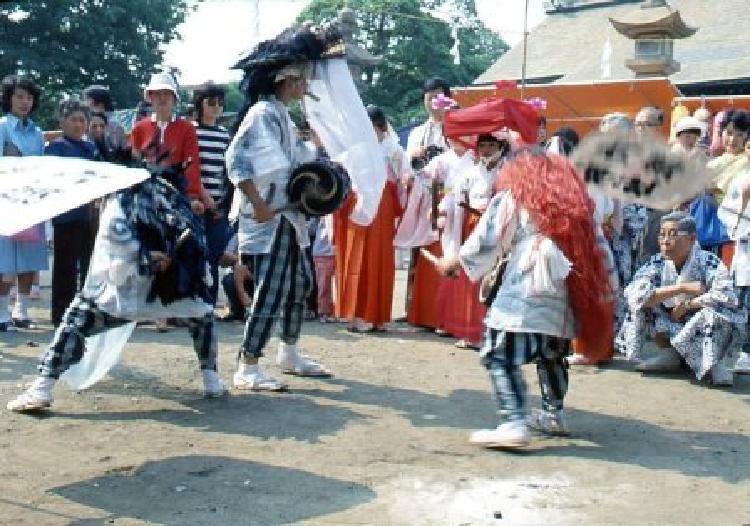 写真：子ども獅子舞(昭和56年)