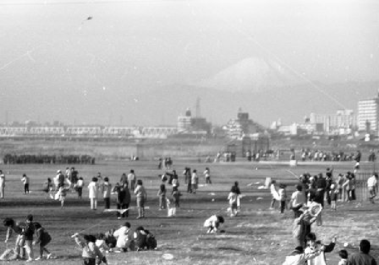 写真：タコあげ大会(1)