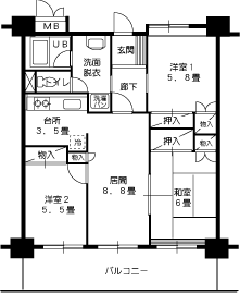 3から7階間取り