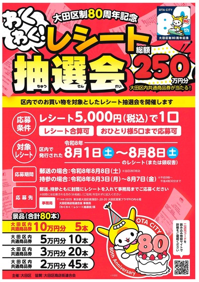 抽選会チラシ表