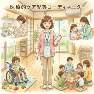 医療的ケア児等コーディネーターのイメージイラスト