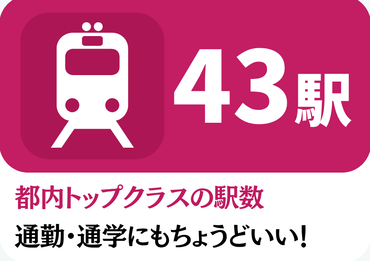 駅数43駅