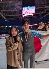 写真：みうら かお 選手の 大会出場時のスナップ写真