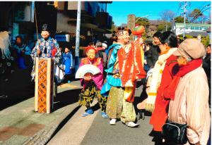 写真：浦野　正俊さん作「笑う門には福来る」（池上本門寺参道）