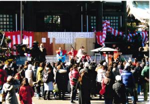 写真：阿部　雅之さん作「福よ来い！」（新蒲田三丁目大楽寺）