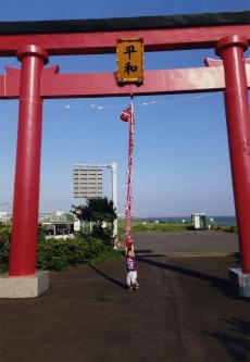 写真：赤羽　美恵子さん作「鳴らしたい！！」