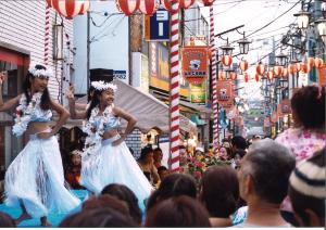 写真：村上　進さん作「地元のアイドル」（長原商店街）