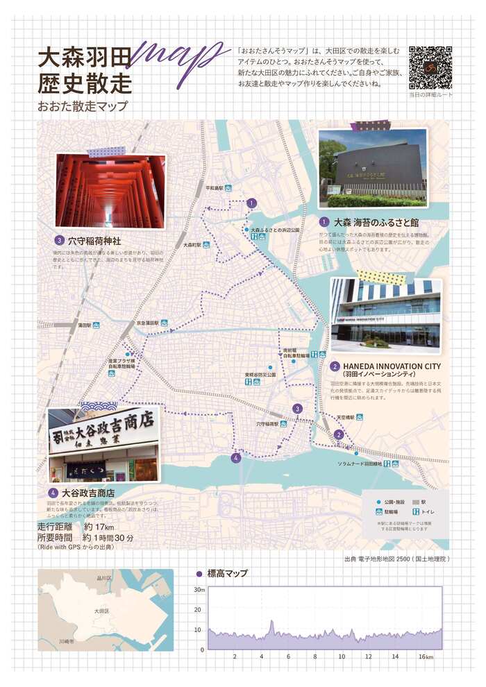 大森羽田歴史散走マップ