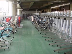 写真：糀谷駅自転車駐車場2階定期利用スペース