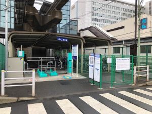 写真：自転車・原付エリア