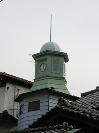 写真：旧馬込小学校の時計台